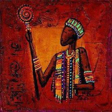 Схема вышивки «Африканка 4»