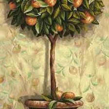 Схема вышивки «Апельсиновое дерево»