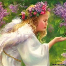 Схема вышивки «Ангелочек»