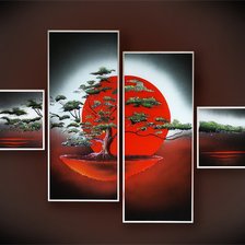 Схема вышивки «триптих»