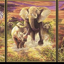 Схема вышивки «триптих»