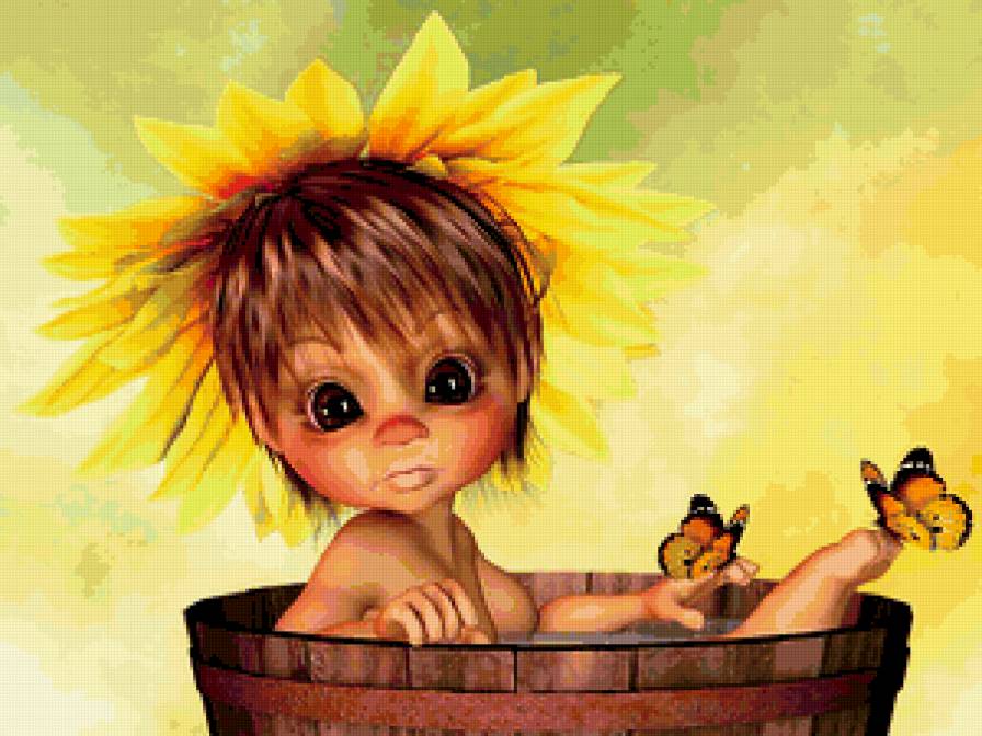 Ребёнок - сказка, солнышко, мультфильм, ребенок, мальчик - предпросмотр