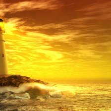 Схема вышивки «Маяк»