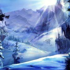 Схема вышивки «Зима»