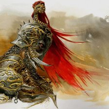 Схема вышивки «Воин»