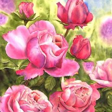 Схема вышивки «цветы»