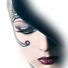 Схема вышивки «загадка женской красоты»