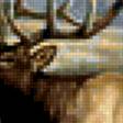 Предпросмотр схемы вышивки «олени» (№289518)