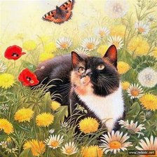 Схема вышивки «Кицюня»