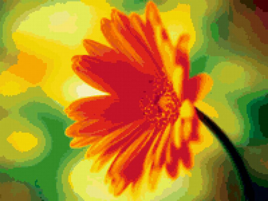 серия "цветы" - ромашка, цветы - предпросмотр