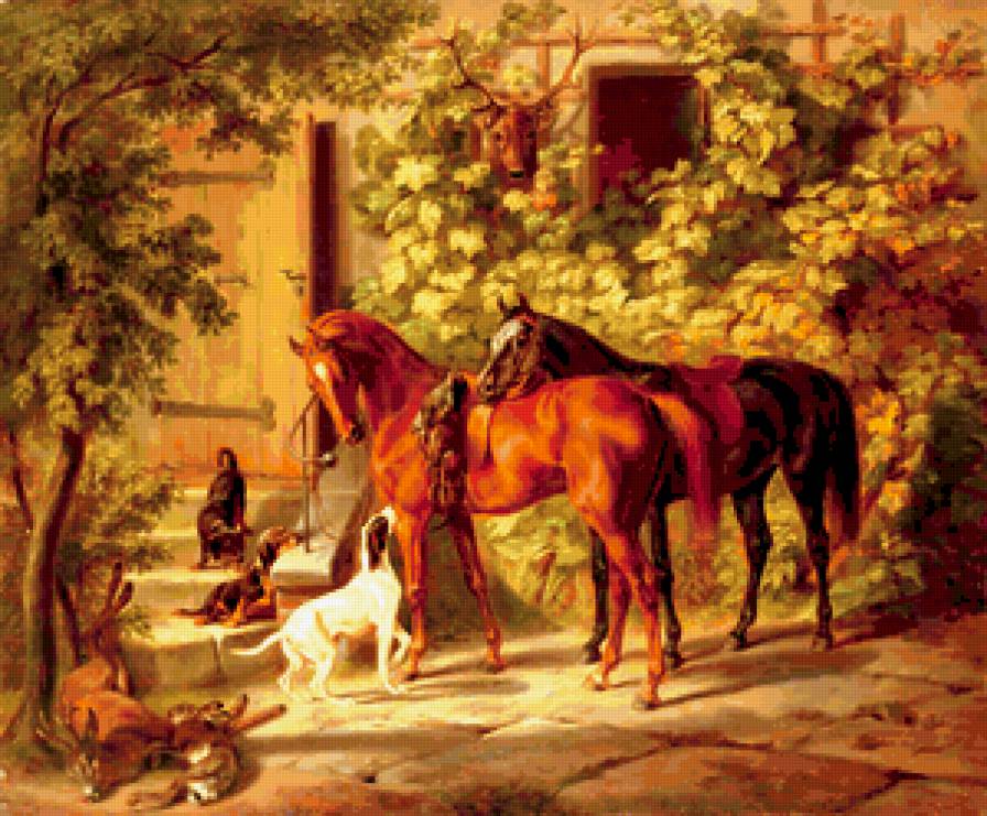 после охоты - картина - предпросмотр