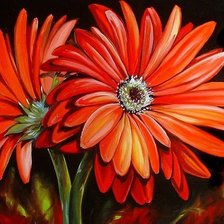 Схема вышивки «цветы»