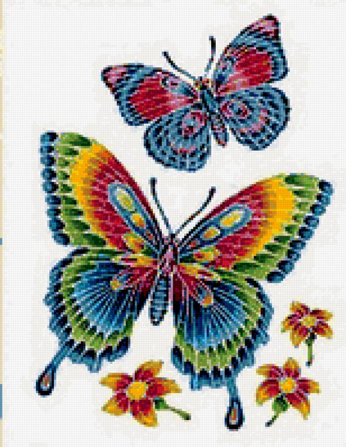 бабочка  подушка - бабочка подушка - предпросмотр