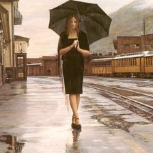 Схема вышивки «под зонтом»