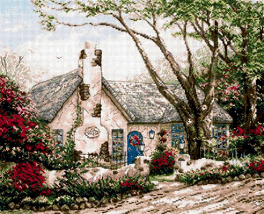 домик - домик, природа - предпросмотр