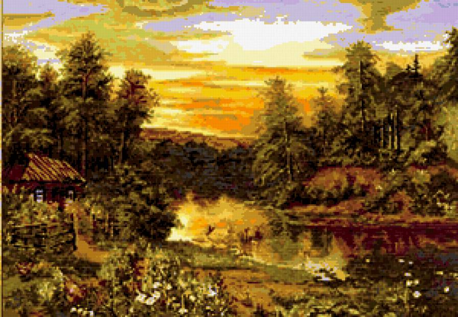 летний вечер - лето - предпросмотр