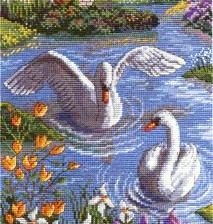 Схема вышивки «лебединая верность»