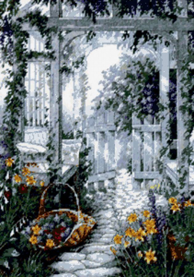 садовые ворота - сад, ворота - предпросмотр