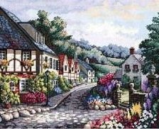 Схема вышивки «мемориальная аллея»