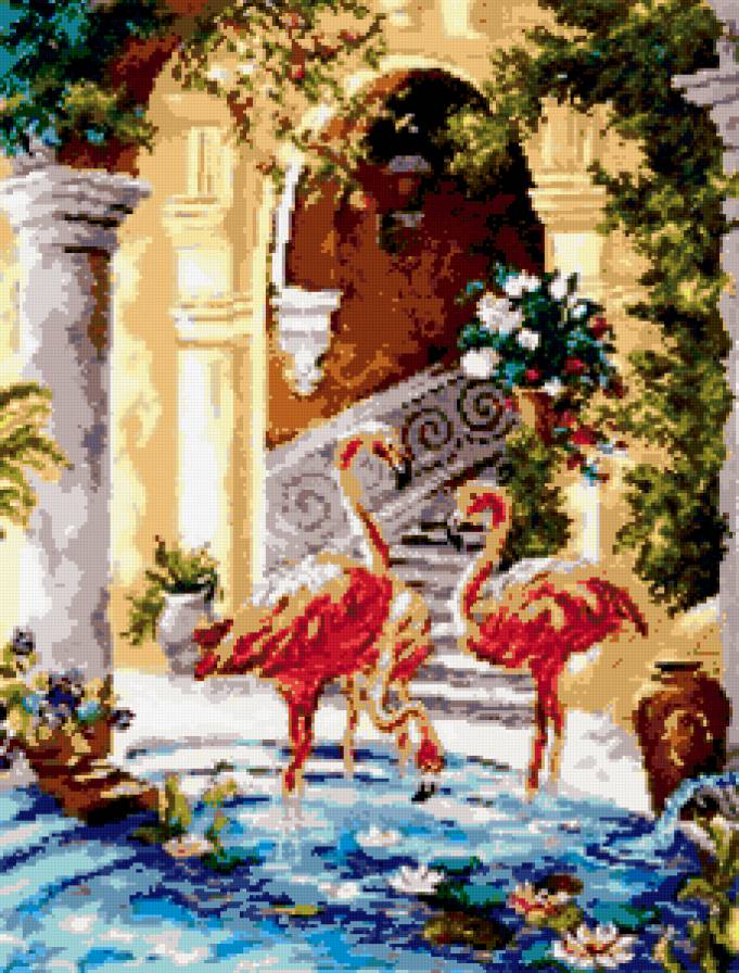 розовый фламинго - фламинго - предпросмотр