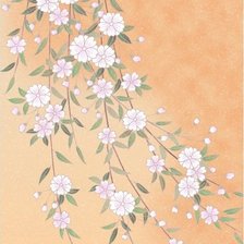 Схема вышивки «Веточки с цветами»