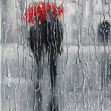 Схема вышивки «за стеклом»