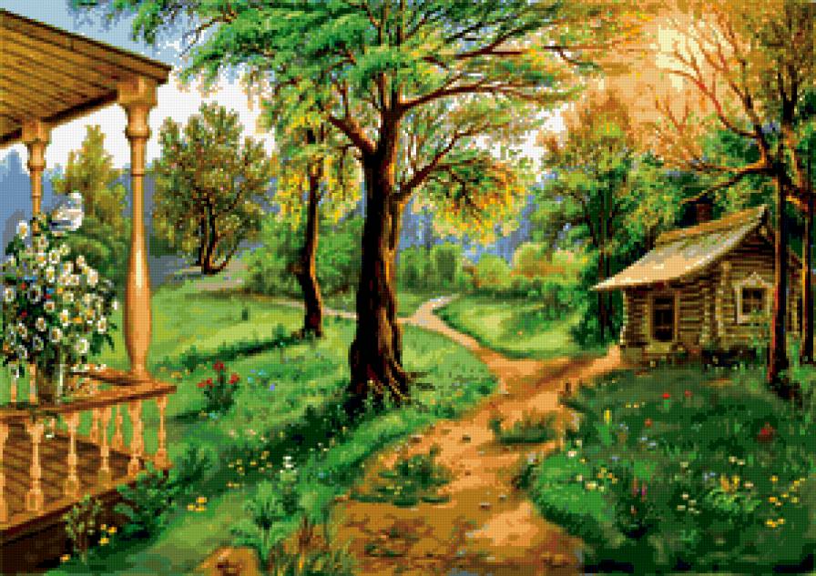 летний день - пейзаж - предпросмотр