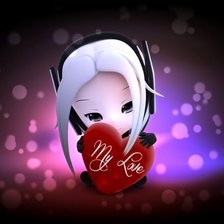 Схема вышивки «Валентинка»