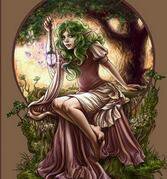 Схема вышивки «эльфийка»