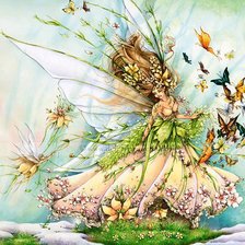 Схема вышивки «Цветочная фея 3»