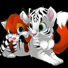 Схема вышивки «котятки»