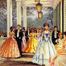 Схема вышивки «На балу»