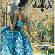 Схема вышивки «Эффектные женщины в роскошных местах»