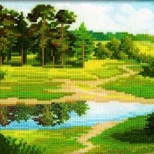 Схема вышивки «на широких просторах»