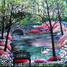 Схема вышивки «Прекрасный сад»