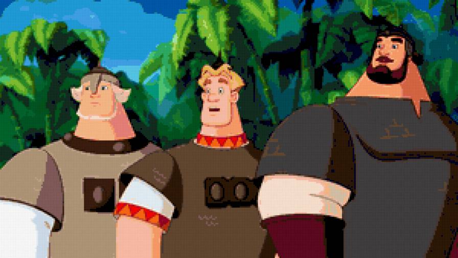 три богатыря на берегах - предпросмотр