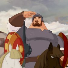 Схема вышивки «богатыри 2»