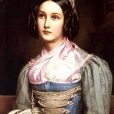 Схема вышивки «дама»