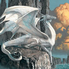 Схема вышивки «дракон»