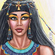 Схема вышивки «девушка»