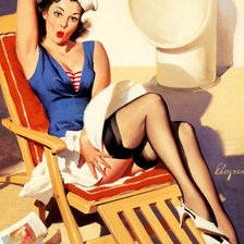 Схема вышивки «кокетка»