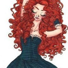 Схема вышивки «Рыжая»