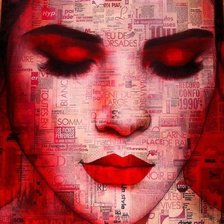 Схема вышивки «Девушка.»