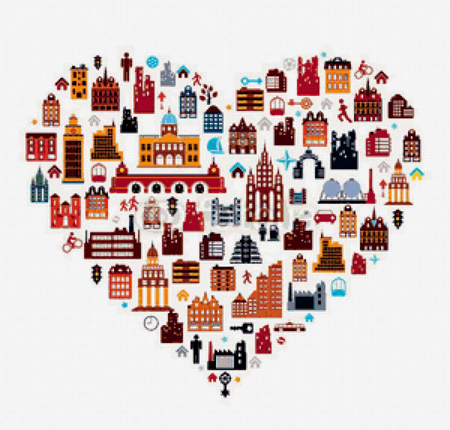 Валентинка - город, любовь - предпросмотр