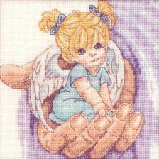 Схема вышивки «ангелочек»