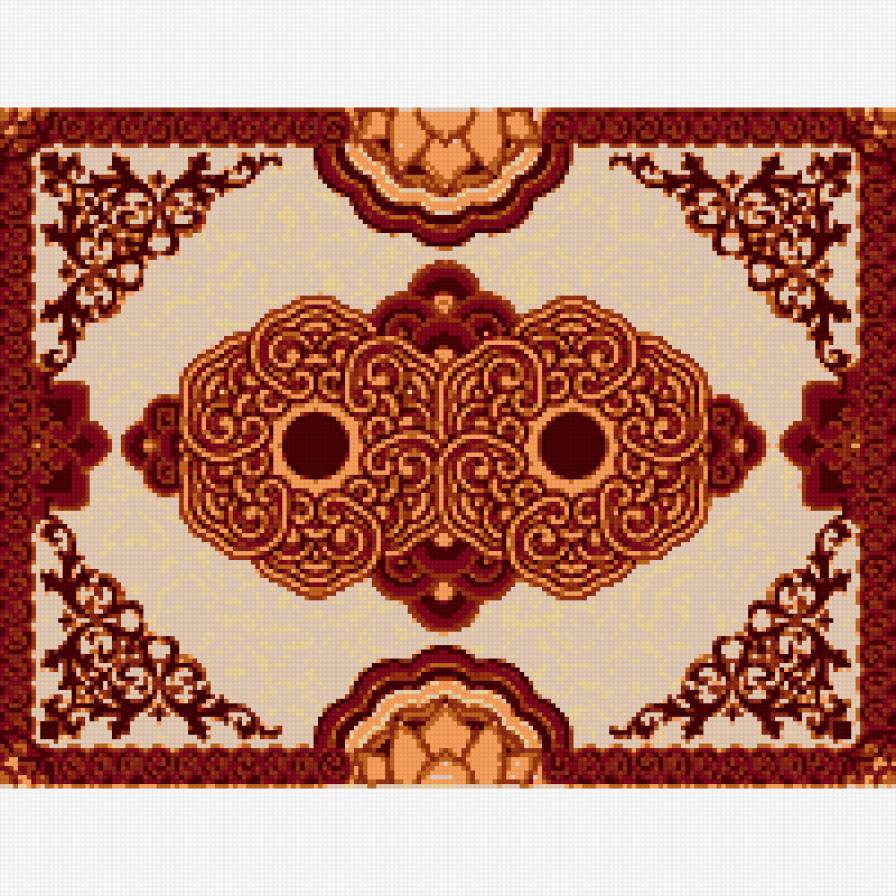 Восточный узор - подушка, орнамент - предпросмотр