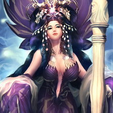 Схема вышивки «царица»