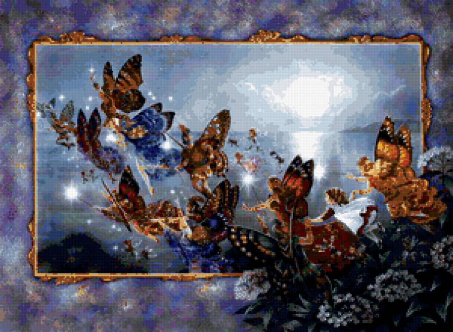 бабочки-эльфы - насекомые - предпросмотр