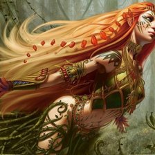 Схема вышивки «лесная фея»