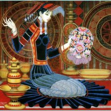 Схема вышивки «вышивальшица»